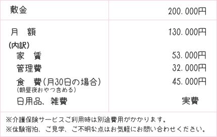 料金表０１